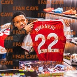 Ethan Nwaneri Arsenal Signed Framed Shirt