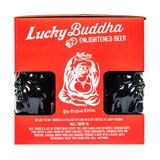 Lucky Buddha Gift Pack 6 x 330ml With 2 Glasses