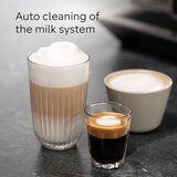 Siemens EQ700 Bean to Cup Coffee Machine, TQ717GB3 auto cleaning of milk system