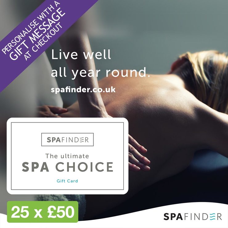 £1250 SpaFinder Wellness Gift Card Multipack (25 x £50