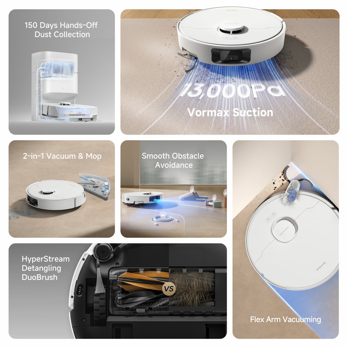 Lifestyle image showing features of the vacuum Lifestyle image showing features of the vacuum