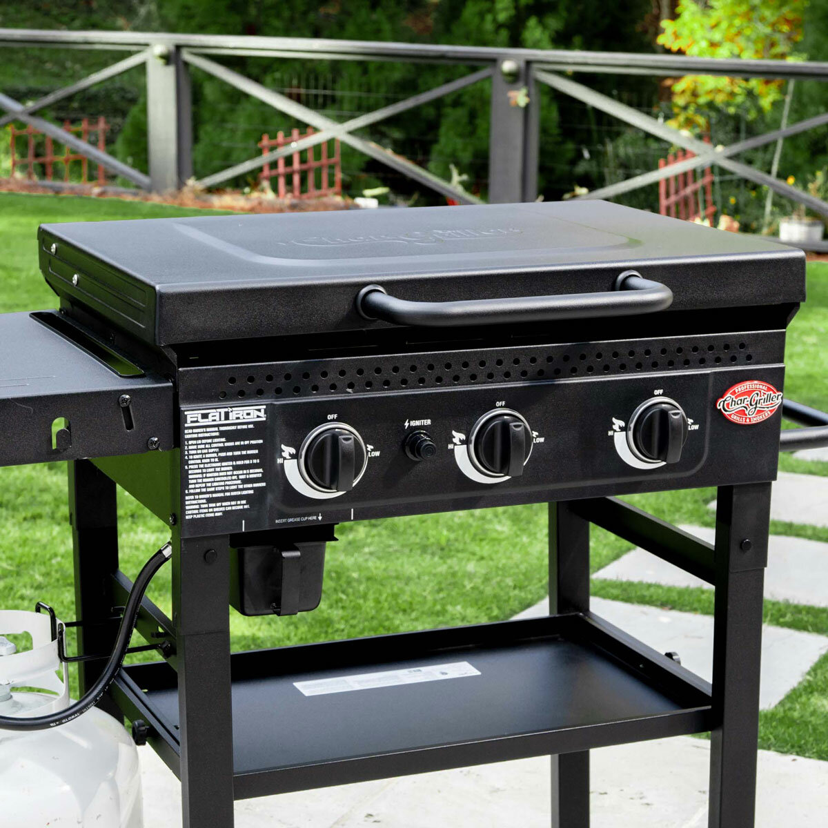 Char-Griller 3 Burner Gas Griddle