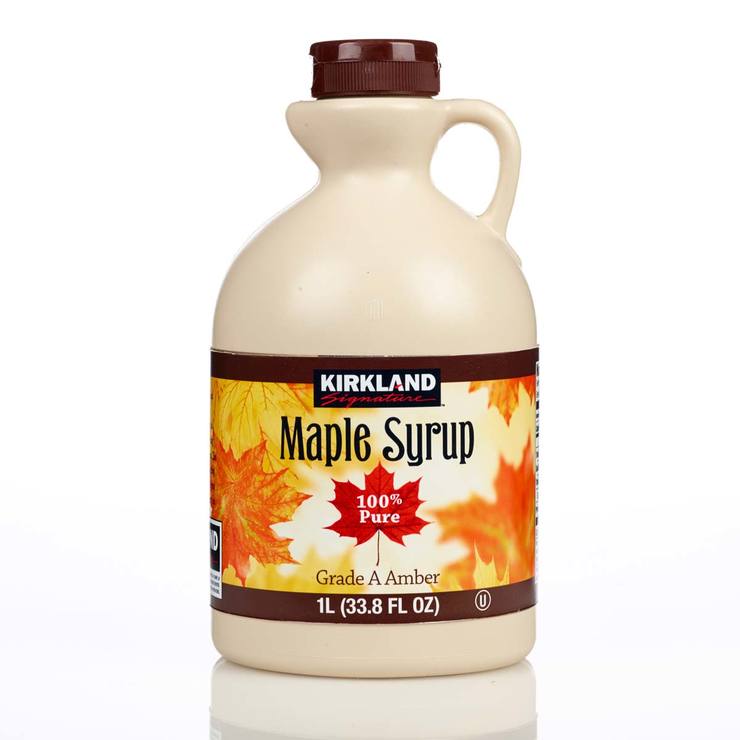 Kirkland Signature 100 Pure Grade A Amber Maple Syrup, 1L Costco UK