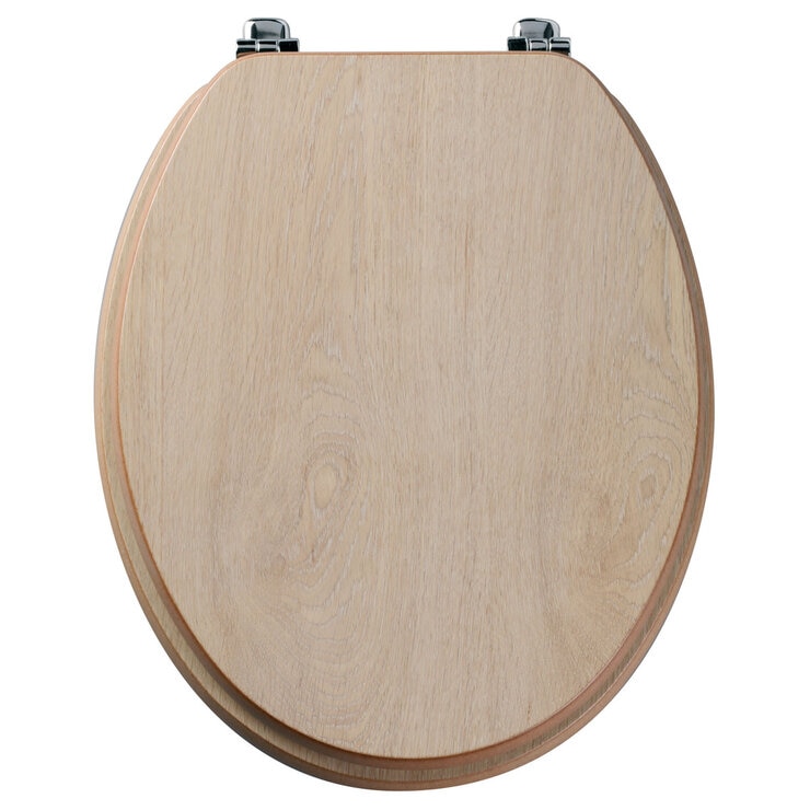 Tavistock Memphis Toilet Seat In Limed Oak