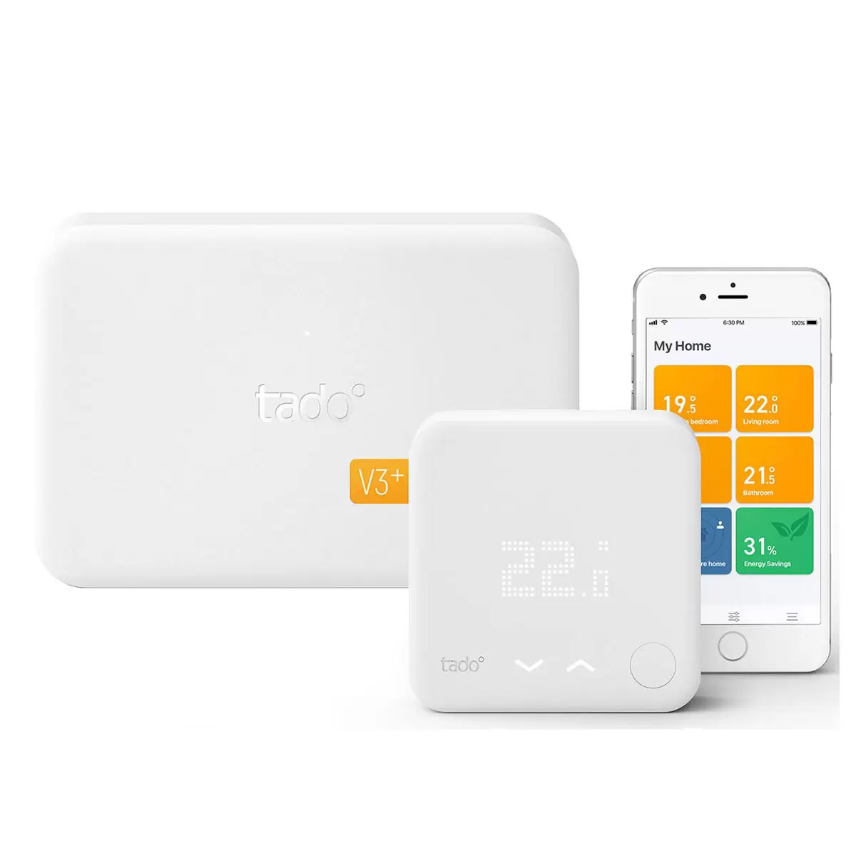 tado° Whole Home Bundle - Wireless Starter Kit with 8 x Universal Smart  Radiator Thermostats