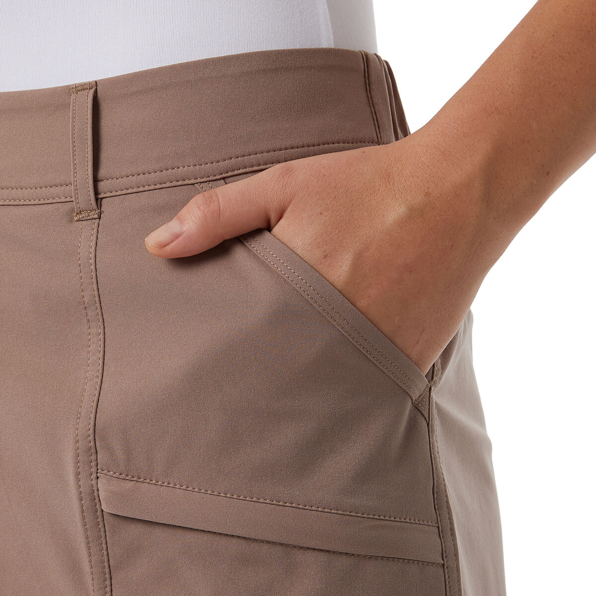 32 Degrees Ladies Tech Skort in Brown