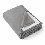 Casual Living Luxe Plush Throw in Grey, 127 x 178 cm