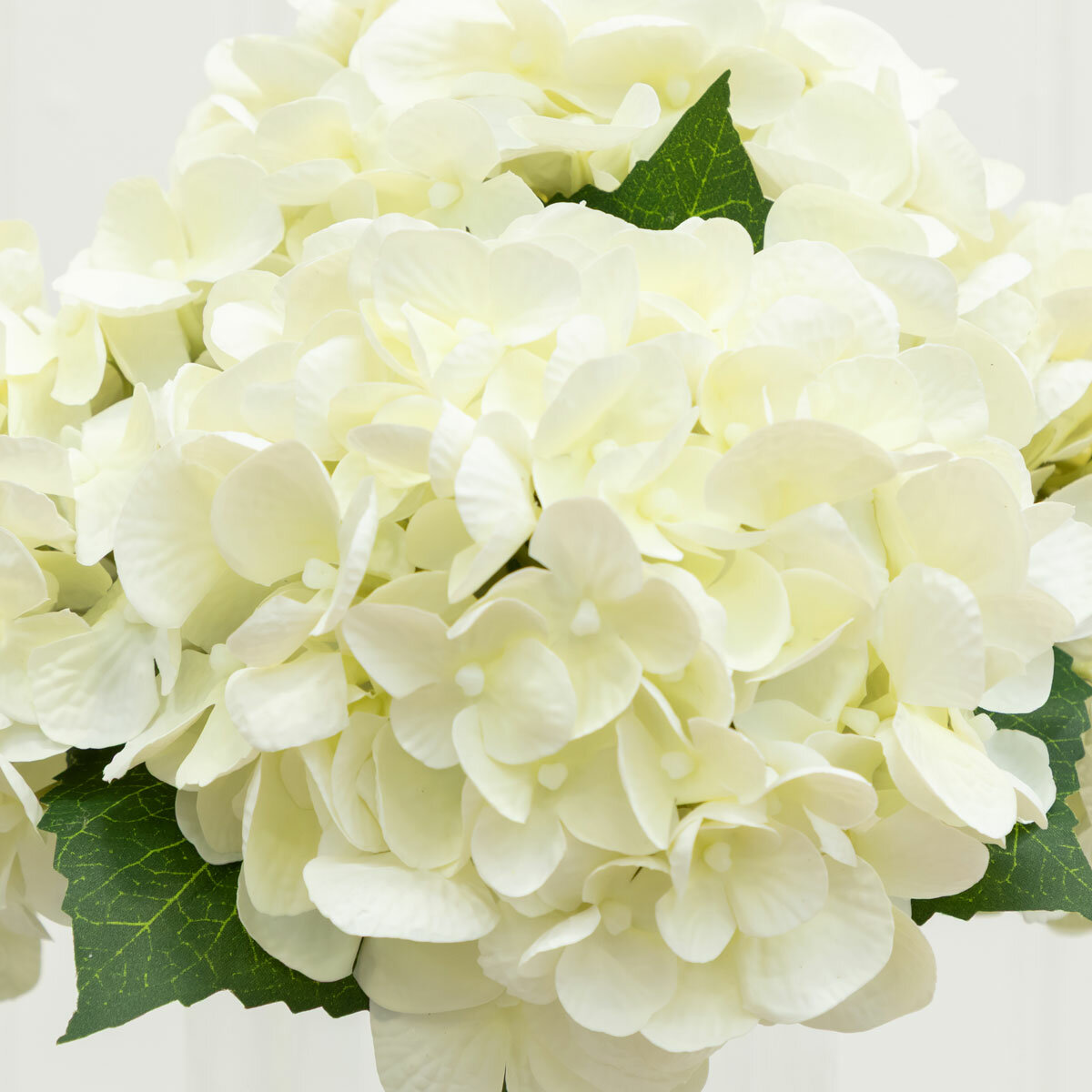 Real Touch Artificial Hydrangea in Vase in White