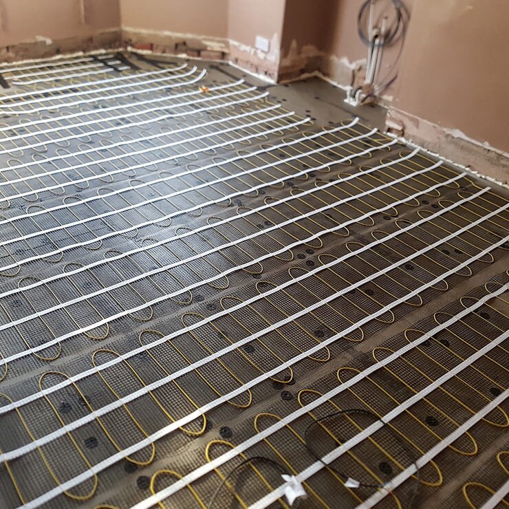 Varme 200W/m² Electric Underfloor Heating Cable Mat System 4m² (for