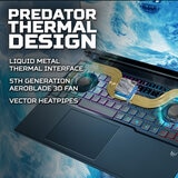 Acer Predator Helios NEO 16, Intel Core Ultra 7, 16GB RAM, 1TB SSD NVIDIA GeForce RTX 5070, 16 Inch Gaming Laptop, NH.QX3EK.002