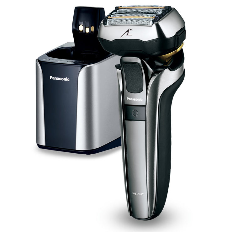 Panasonic ES-LV9Q Men's Electric Wet & Dry Shaver with Cleaning ...