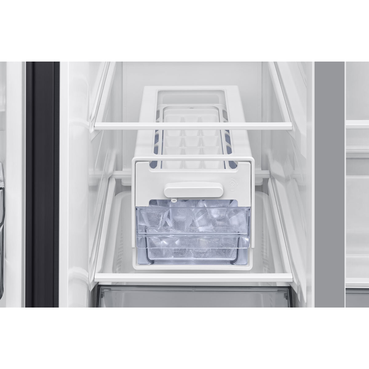 Samsung Bespoke Series 7 RS70F68QBFEU, Side by Side Fridge Freezer, B Rated in Black