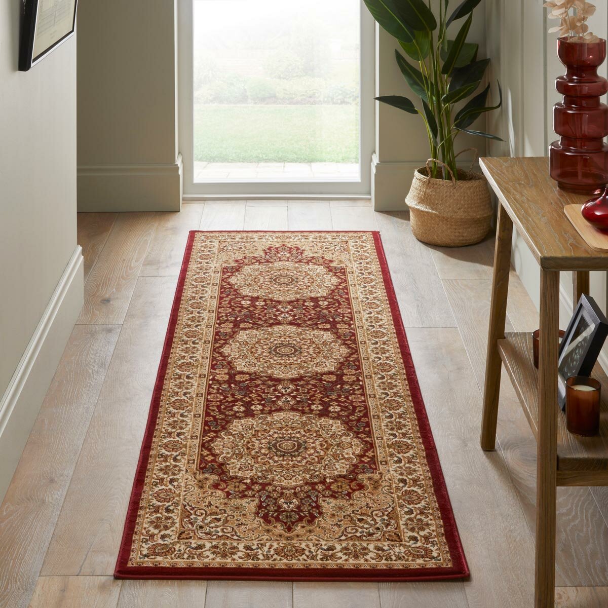 Concept Looms Grand Heritage Red & Beige Runner, 80 x 240 cm