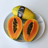 Cut Papaya on a Plate