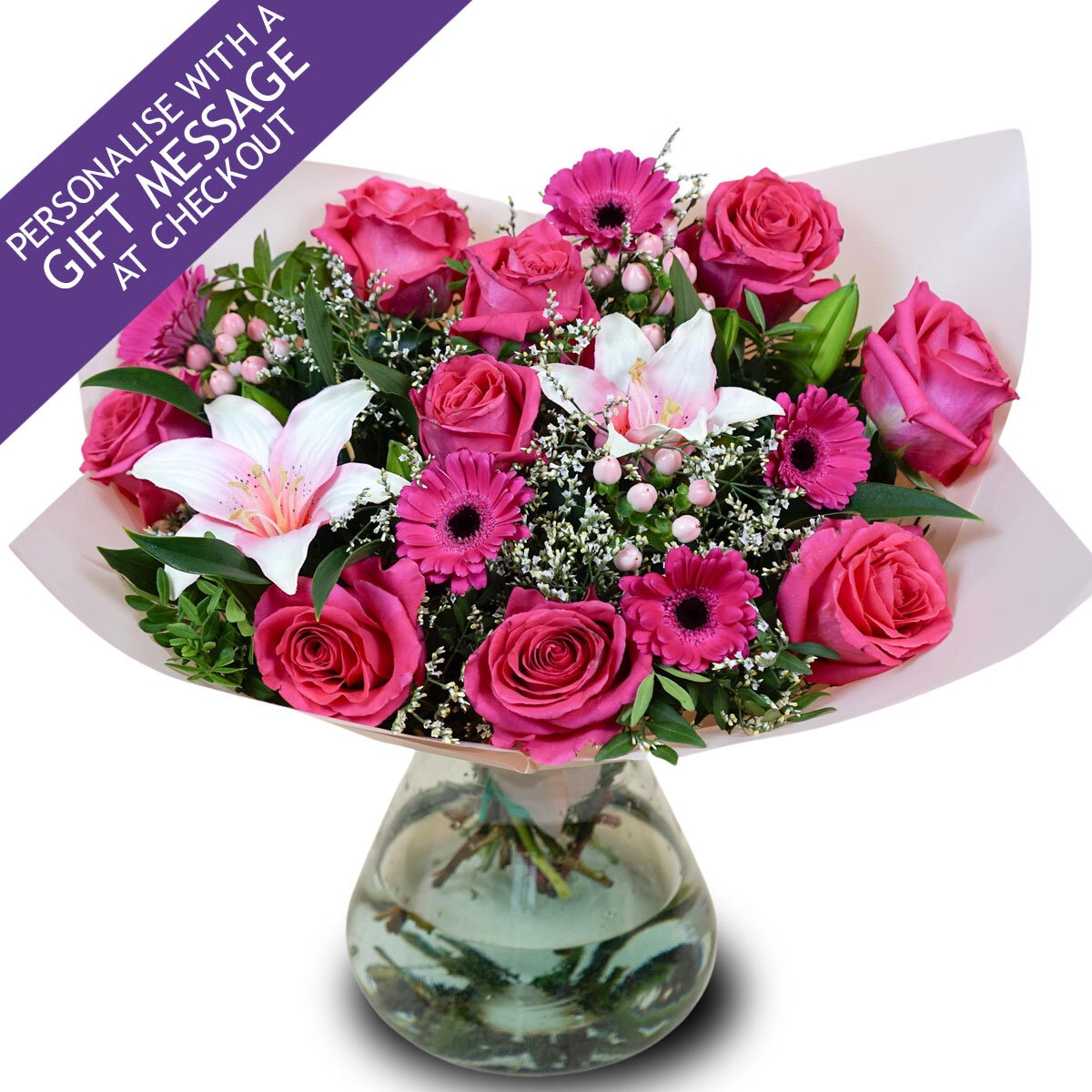 27 Stem Cerice Mixed Flower Bouquet