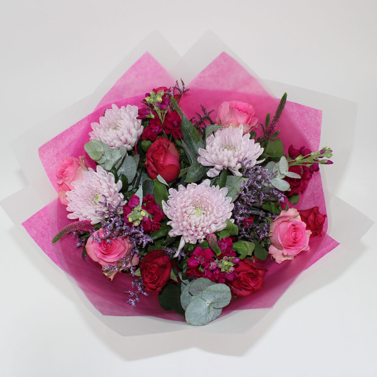 30 Stem Mixed Mother's Day Flower Bouquet with Greetings Card