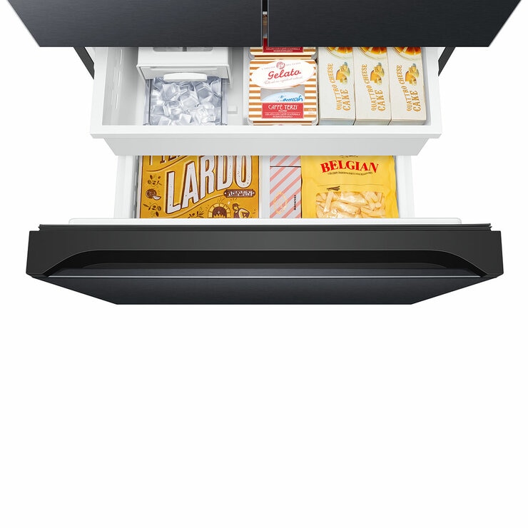 Samsung Series 8 SpaceMax, RF50C532EB1/EU 495L Smart Multi Door Fridge Freezer, E Rated in Black
