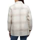 Jachs Women's Wool Blend Shacket in Cream