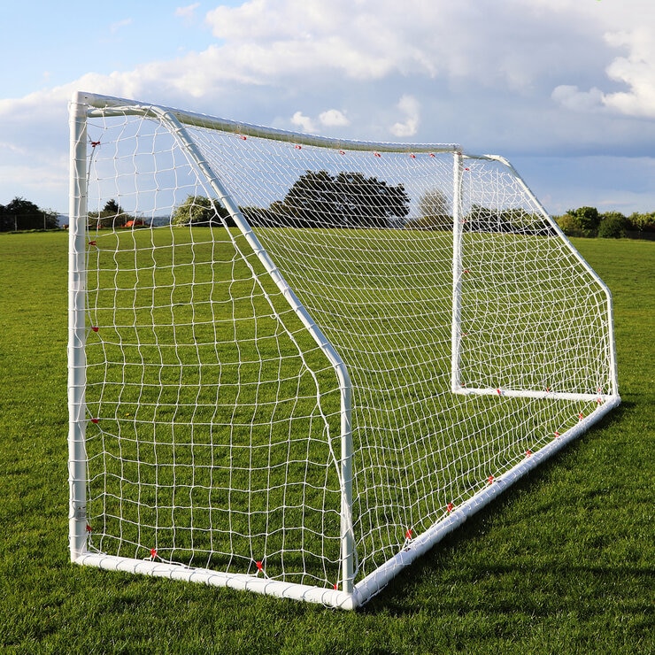 Lifestyle image of the goal from the back