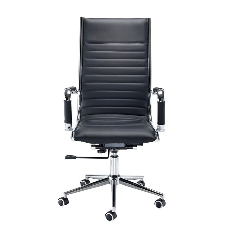 Dams Bari Faced Leather Executive Chair in Black Costco UK