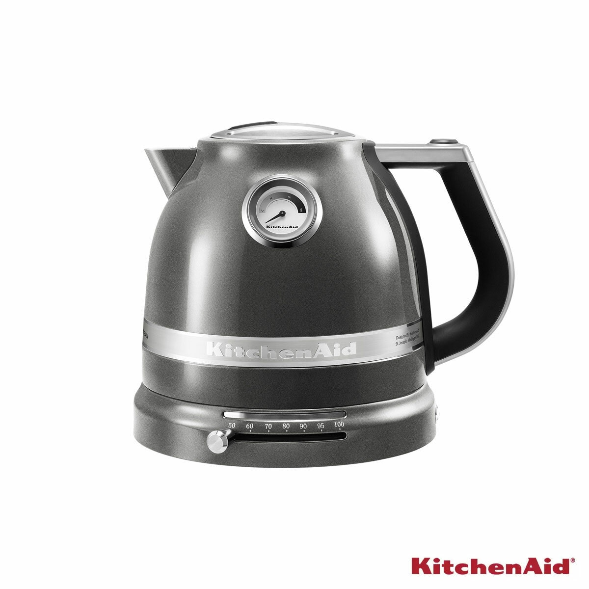 KitchAid 5KEK1522BMS Artisan 1.5L Kettle in Medaillion Silver