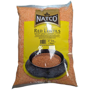 Natco Red Lentils, 5kg