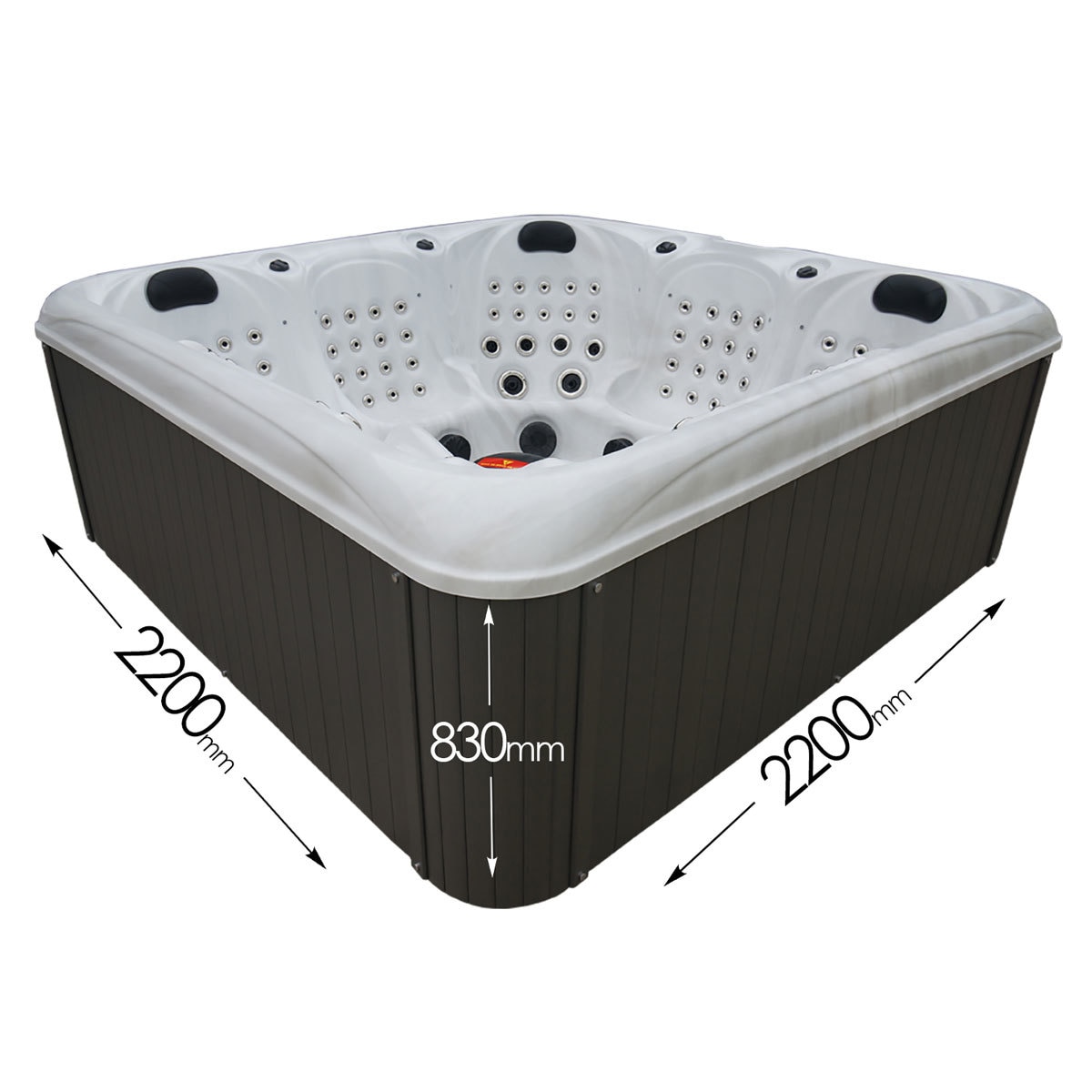 Blue Whale Spa Longport 120-Jet  5 Person Hot Tub - Delivered and Installed