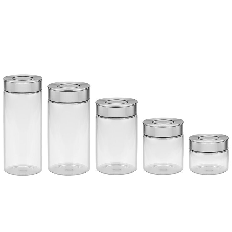 Tramontina Glass Container Set, 5 Piece