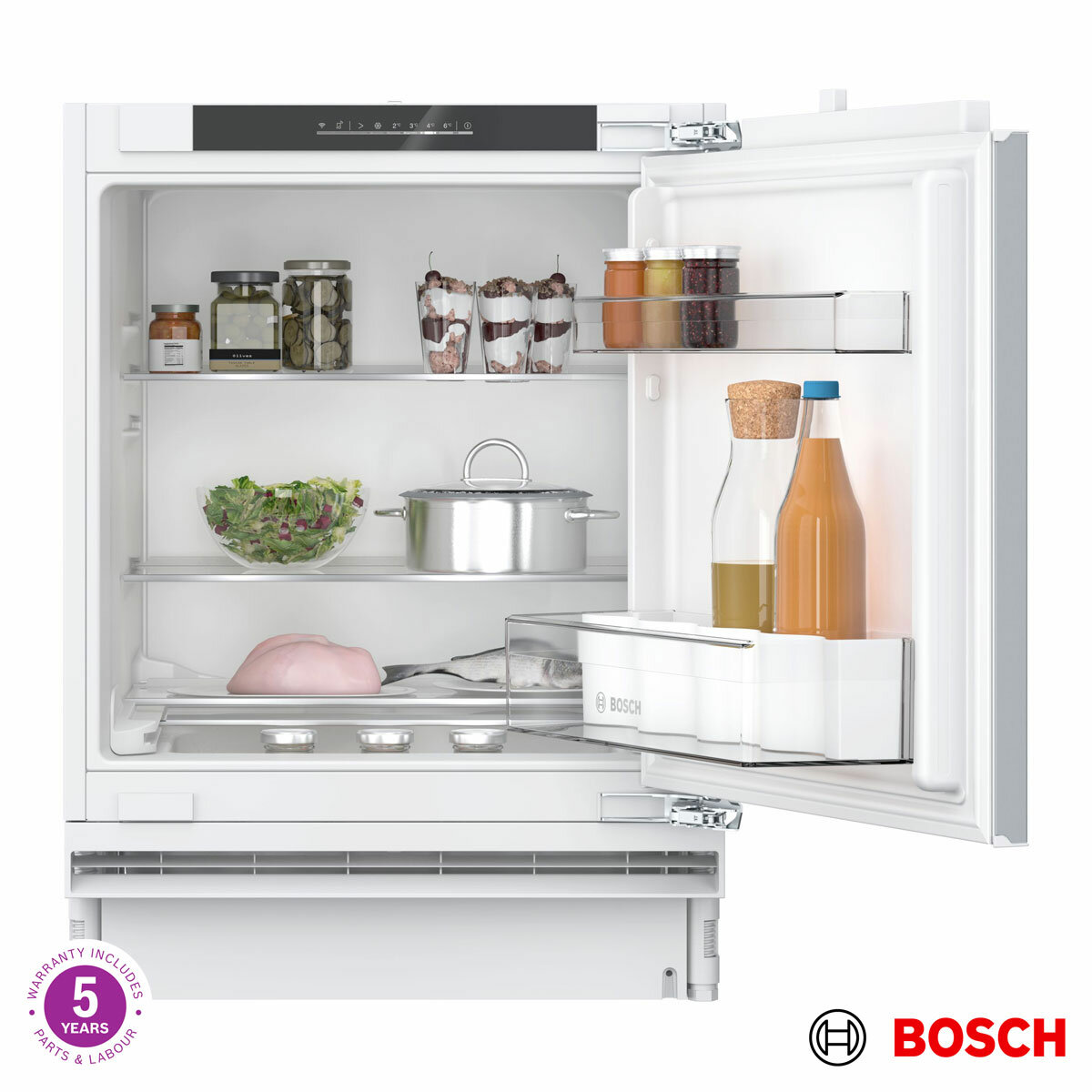 Bosch Series 4, KUR21VFE0G Built Under Fridge, E Rated Bosch Series 4, KUR21VFE0G Built Under Fridge, E Rated