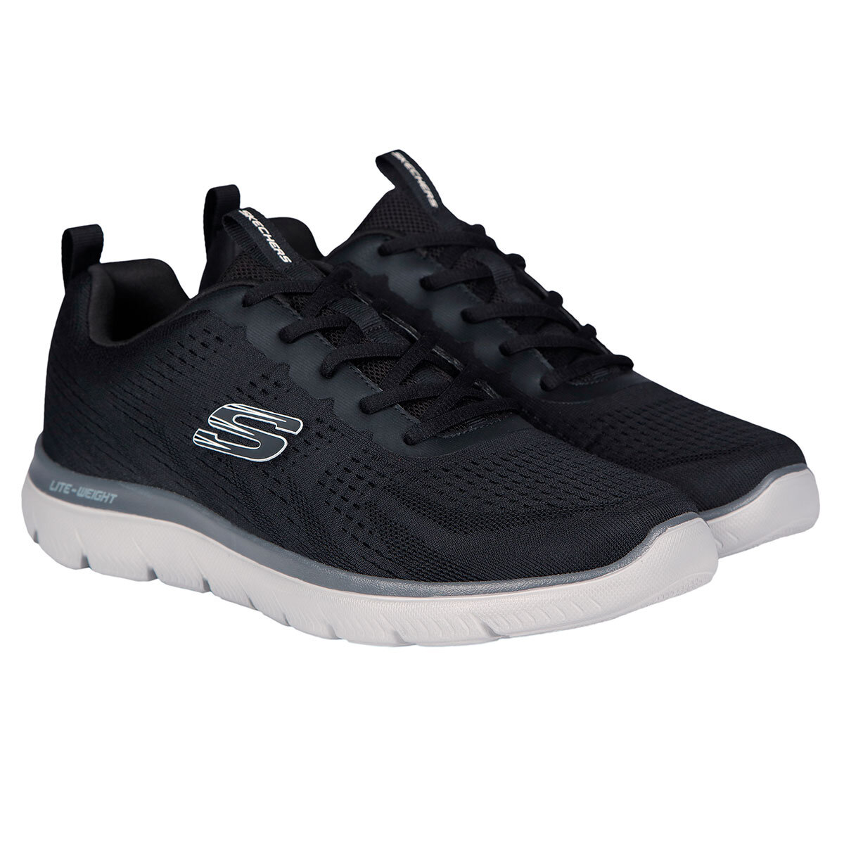 Skechers Men's Summit Trainers in Black | Costco UK