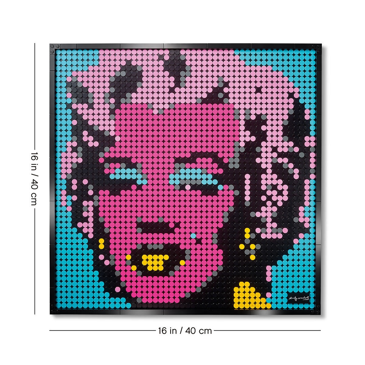 Lego Art andy warhol painting construction set