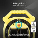 Masterplug 20M Cable Reel with 2 IP54 Sockets