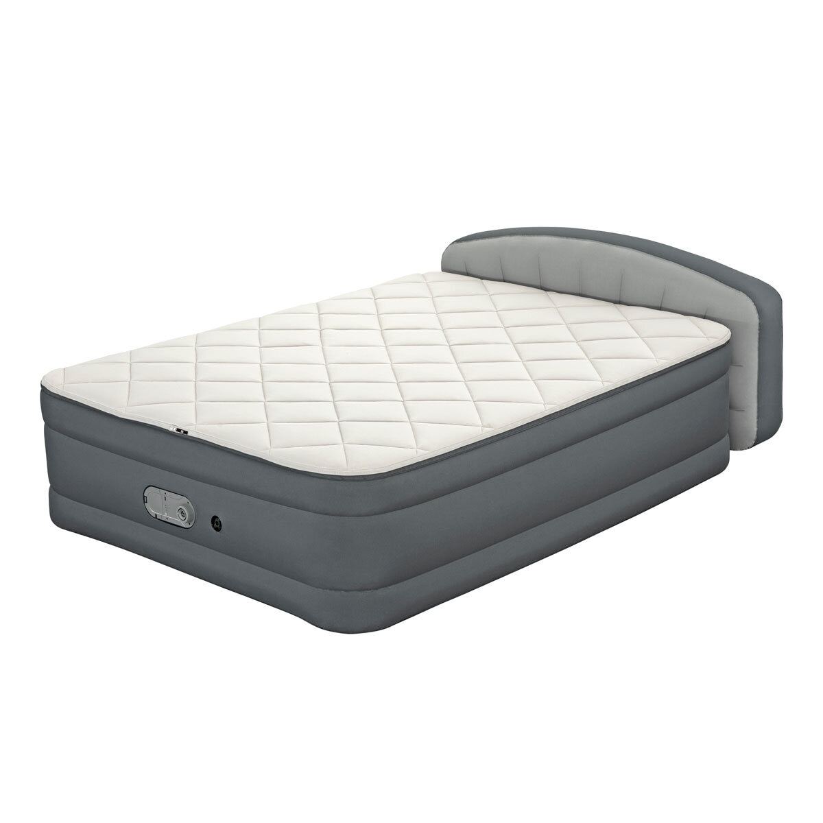 Sealy Queen Sized Airbed with Built-in Dual Pump and Headboard