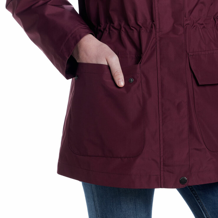 Weatherproof Women's 3 in 1 Systems Jacket in Burgundy
