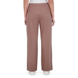 DKNY Ladies Waffle Knit Pant in Brown