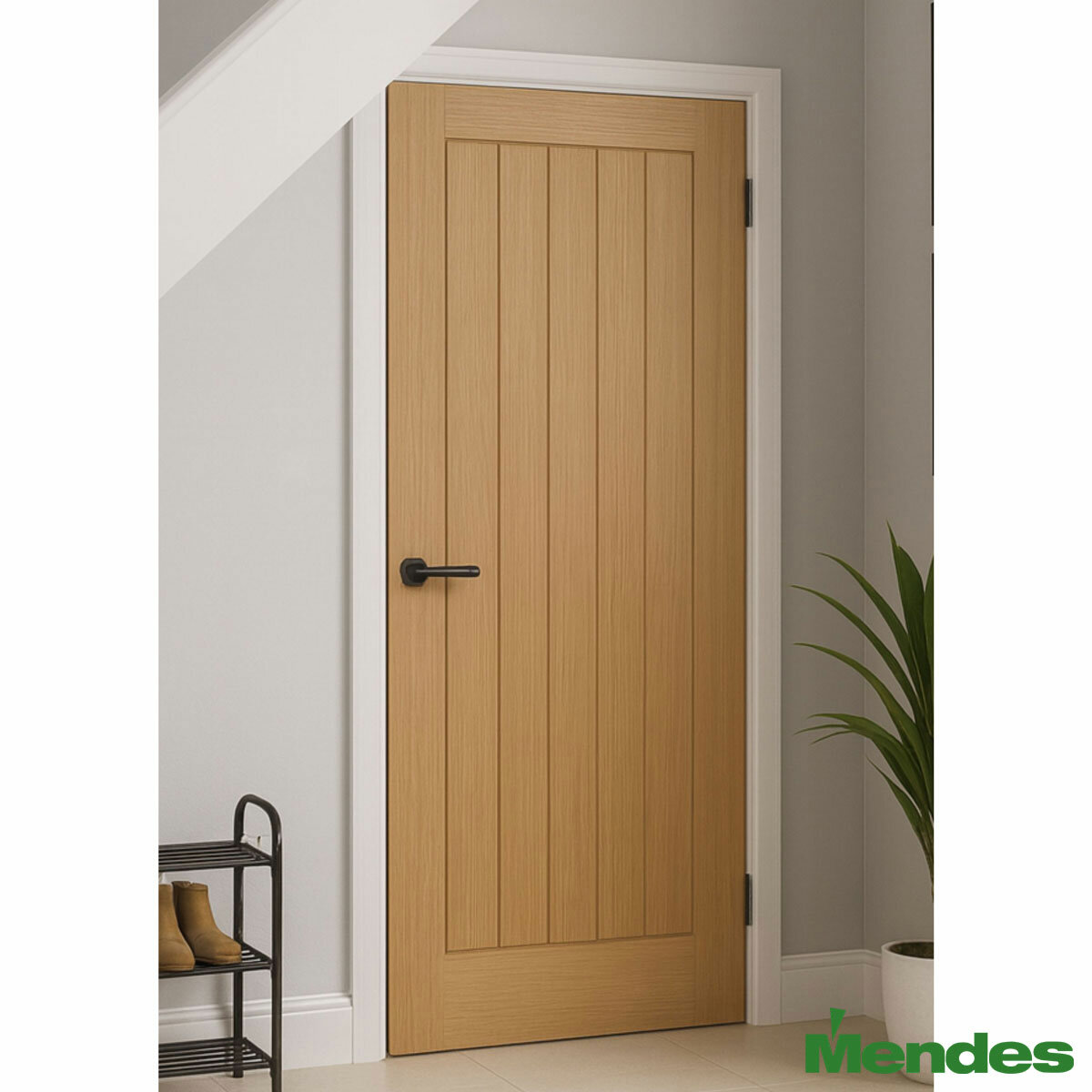 Mendes Internal Prefinished Internal Door - Oak Wiltshire in 3 Sizes