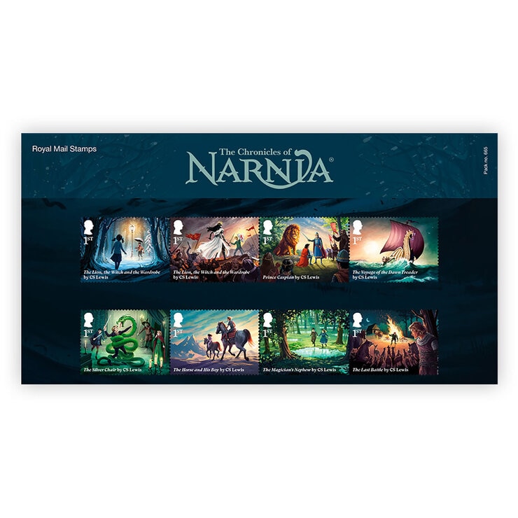 The Chronicles of Narnia Stamps Presentation Pack from Royal Mail