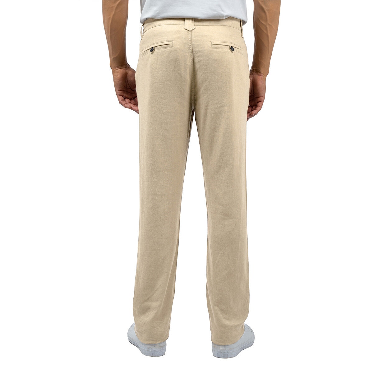 Jachs Men's Linen Chino Pant