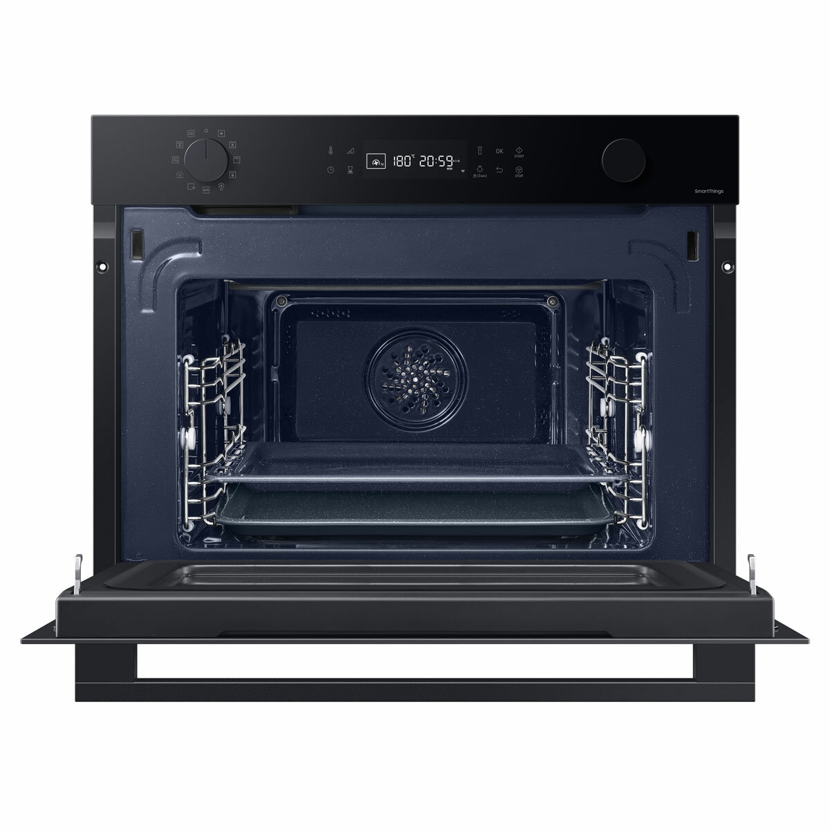 Samsung Series 4 Microwave Combi NQ5B4553FBK/U4 50L Smart Compact Oven, in Clean Black