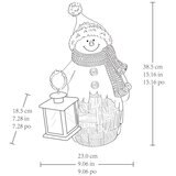 Buy Woodchip Figures Assortment Snowman Dimensions Image at Costco.co.uk