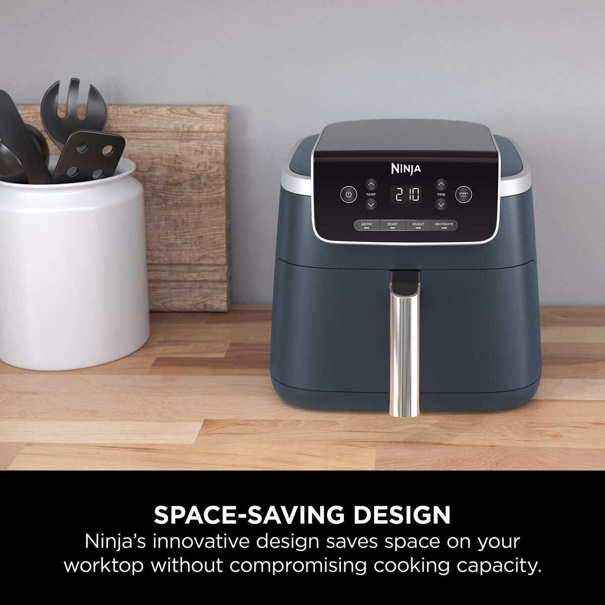 Lifestyle image showing space saving design