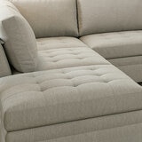 Thomasville Tisdale Beige 6 Piece Modular Fabric Sofa