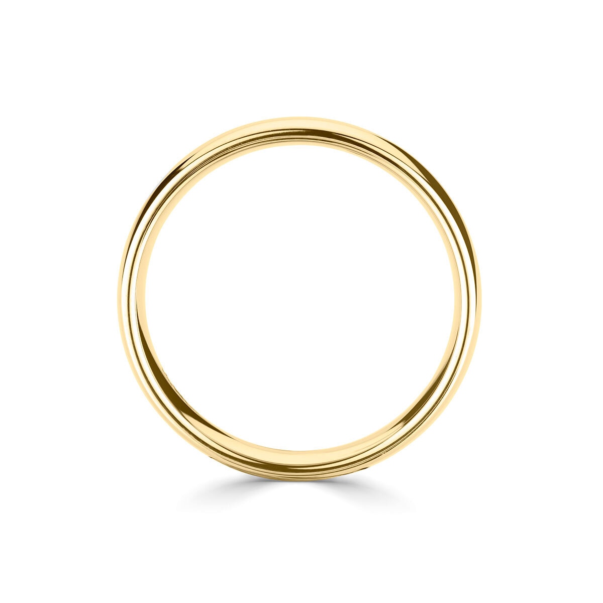 5.0mm Basic Court Wedding band. 18ct Yellow Gold