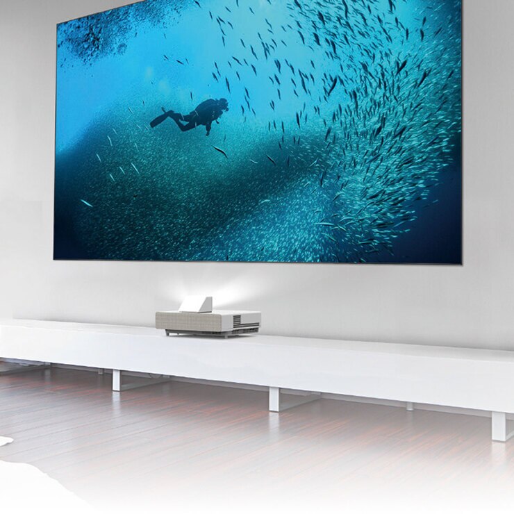 Epson EHLS500W 4K Ultra HD Android UltraShort Throw Laser Projector