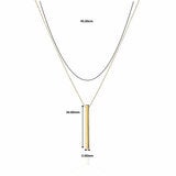 14ct Yellow Gold Matchstick Pendant 14ct Yellow Gold Matchstick Pendant