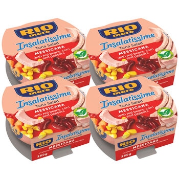 Rio Mare Insalatissime Mexican Style Tuna Salad, 4 x 160g