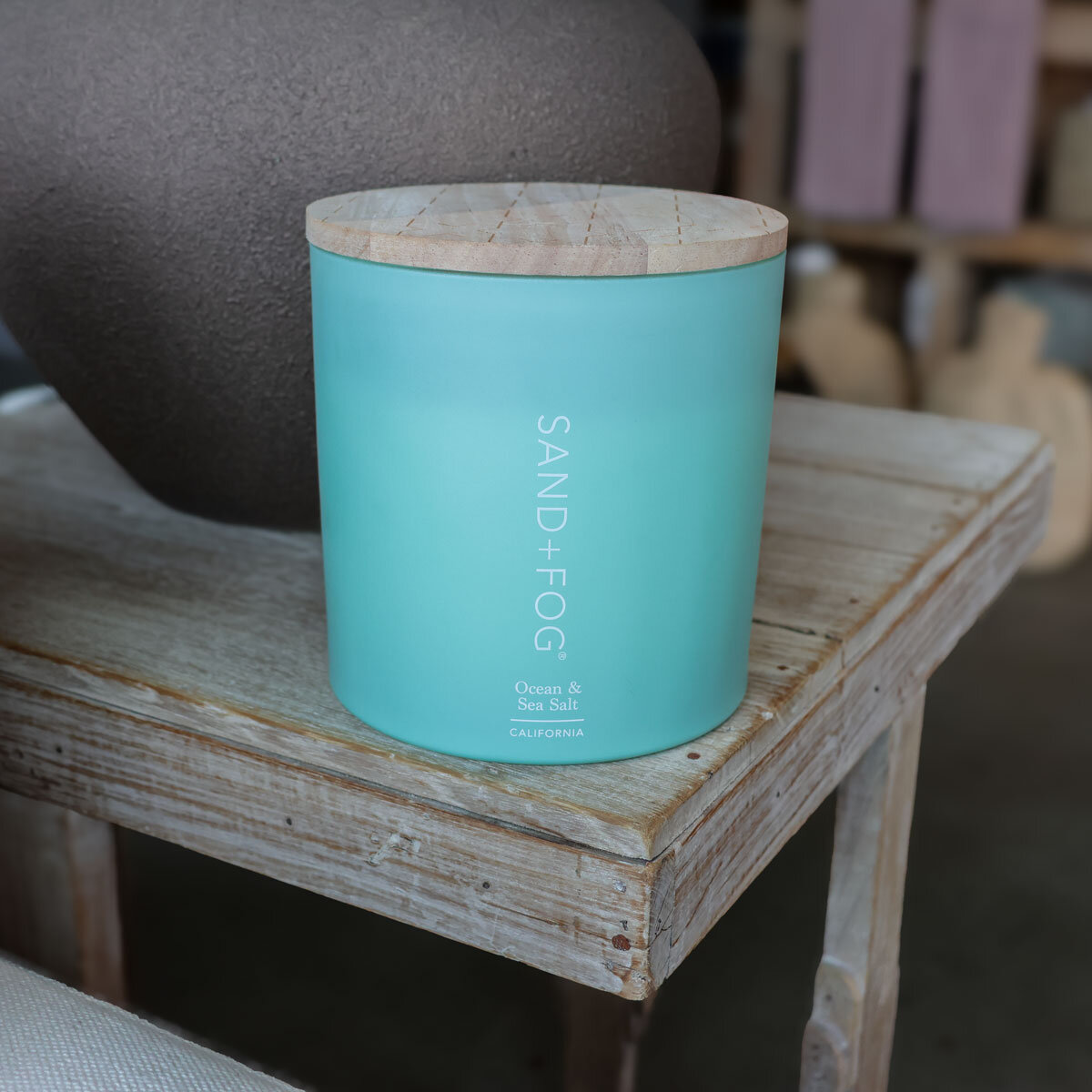 Sand & Fog Fragranced Candle, 1.5kg in Ocean Sea Salt