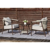 Helmsdale 3 Piece Woven Bistro Patio Set + Cover