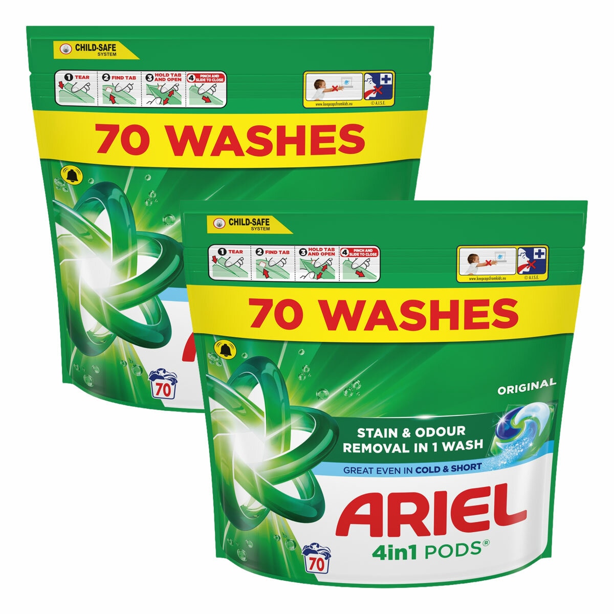 Ariel 4 in 1 Pods, 140 Wash Ariel 4 in 1 Pods, 140 Wash