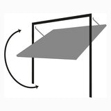 Cardale Haven Single Garage Door Canopy With Installation in 3 Colours